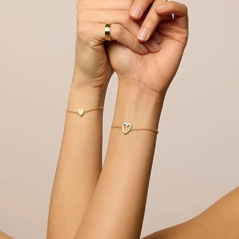 Matching Heart Bracelets for Women β Heart Charm and BFF Friendship Styles