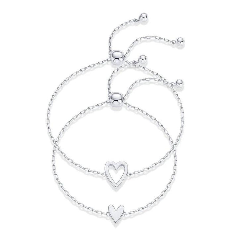 Matching Heart Bracelets for Women β Heart Charm and BFF Friendship Styles
