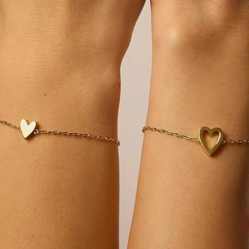 Matching Heart Bracelets for Women β Heart Charm and BFF Friendship Styles