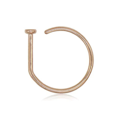 Women Men Fake Piering Nose Ring Earrings Fashion Punk Non Piercing Nose Clip Stainless Steel Perforation Septum Body Jewelry