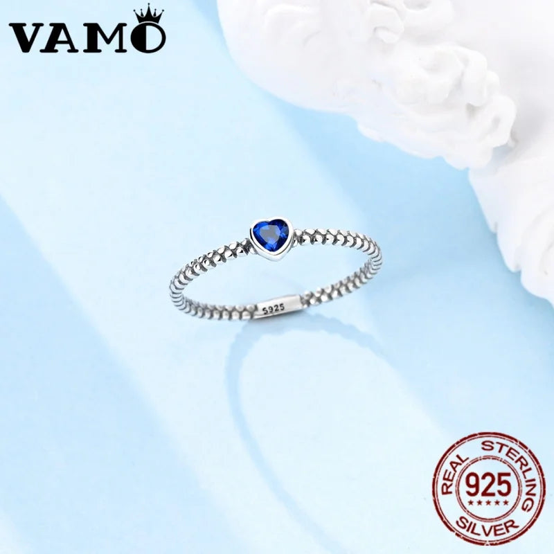 Sterling Silver Ring  Heart Series Rings 