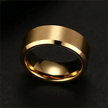 Ring for Men  Stainless Steel Black Rings