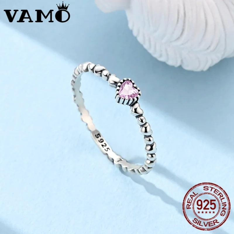Sterling Silver Ring  Heart Series Rings 