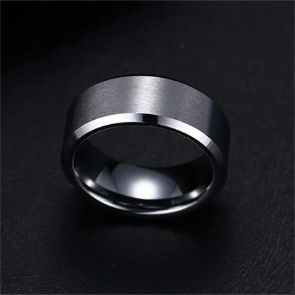 Ring for Men  Stainless Steel Black Rings