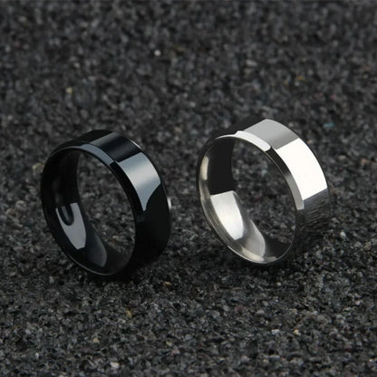 Ring for Men  Stainless Steel Black Rings