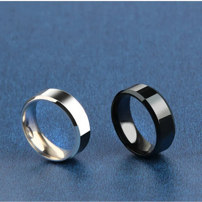 Ring for Men  Stainless Steel Black Rings